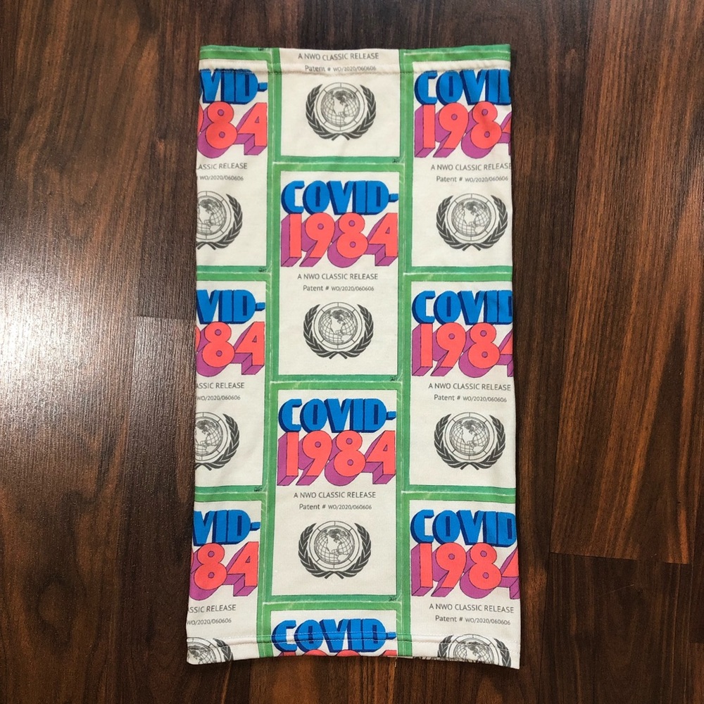 Covid 1984 tube scarf